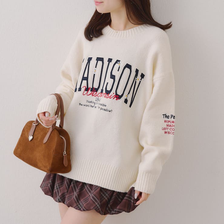 モチーフカレッジもちもちニット | RMAF　NICE CLAUP / OLIVE des OLIVE | 詳細画像2 