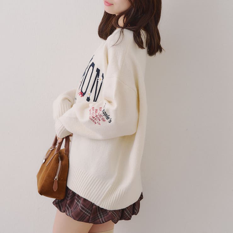 モチーフカレッジもちもちニット | RMAF　NICE CLAUP / OLIVE des OLIVE | 詳細画像5 