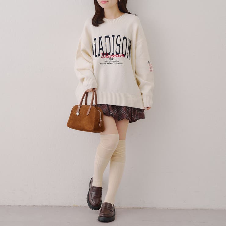 モチーフカレッジもちもちニット | RMAF　NICE CLAUP / OLIVE des OLIVE | 詳細画像6 