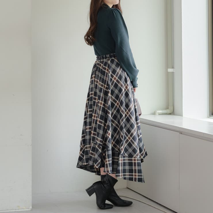 【6色展開】配色メローパワショルリブニット | RMAF　NICE CLAUP / OLIVE des OLIVE | 詳細画像35 