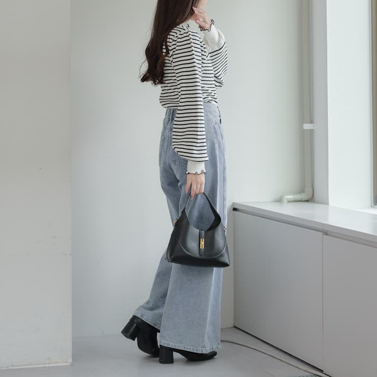 【6色展開】配色メローパワショルリブニット | RMAF　NICE CLAUP / OLIVE des OLIVE | 詳細画像54 