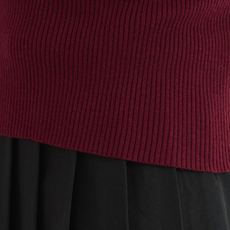 【6色展開】配色メローパワショルリブニット | RMAF　NICE CLAUP / OLIVE des OLIVE | 詳細画像60 