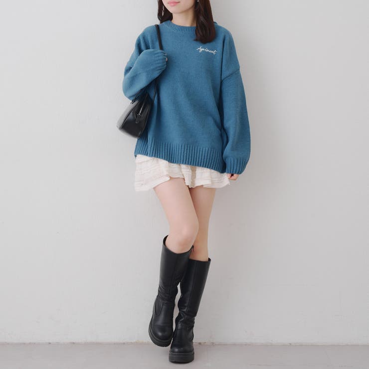 バックロゴマットモールプルオーバー | RMAF　NICE CLAUP / OLIVE des OLIVE | 詳細画像4 