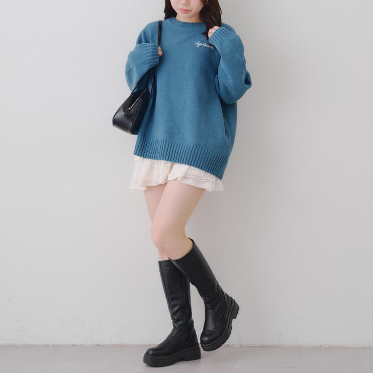 バックロゴマットモールプルオーバー | RMAF　NICE CLAUP / OLIVE des OLIVE | 詳細画像5 