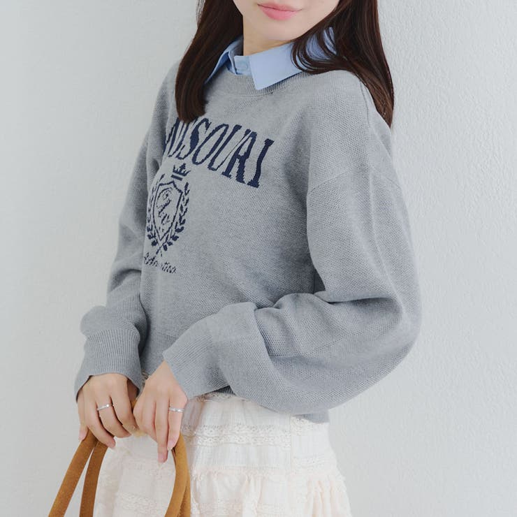 トップグレー | ドッキングロゴプルオーバー | RMAF　NICE CLAUP / OLIVE des OLIVE