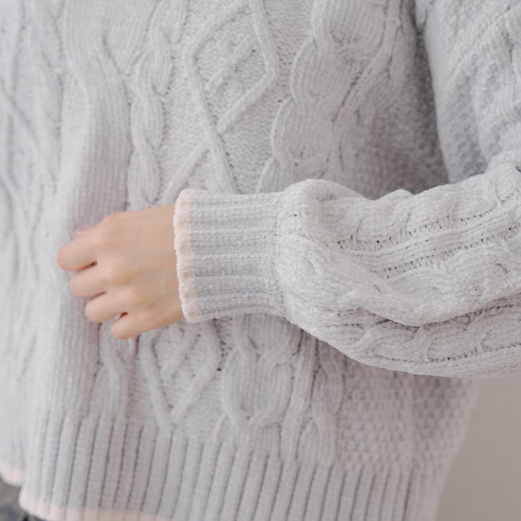 ベロアモールケーブルプルオーバー | RMAF　NICE CLAUP / OLIVE des OLIVE | 詳細画像37 