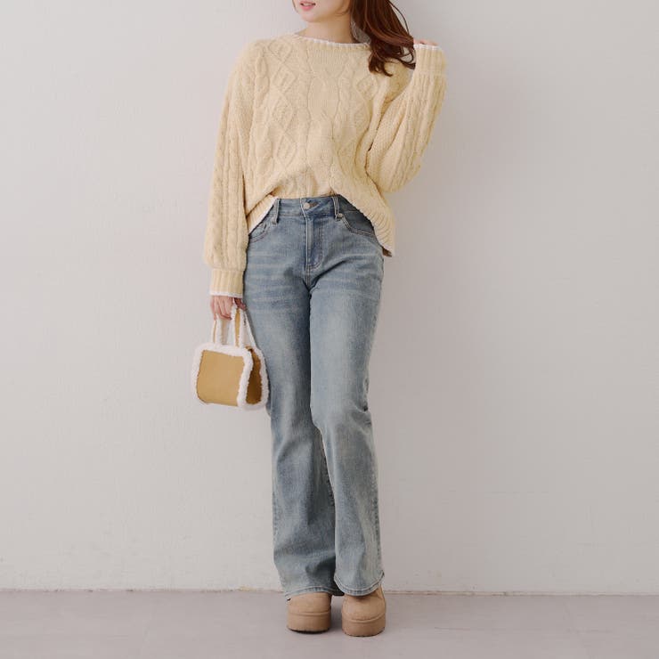 ベロアモールケーブルプルオーバー | RMAF　NICE CLAUP / OLIVE des OLIVE | 詳細画像24 