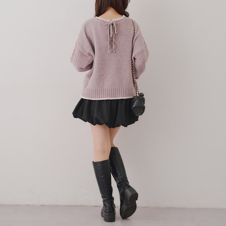 ベロアモールケーブルプルオーバー | RMAF　NICE CLAUP / OLIVE des OLIVE | 詳細画像9 