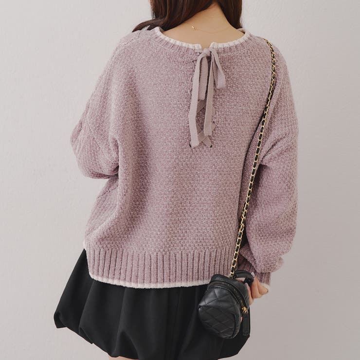 ベロアモールケーブルプルオーバー | RMAF　NICE CLAUP / OLIVE des OLIVE | 詳細画像5 