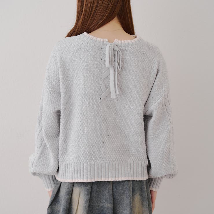 ベロアモールケーブルプルオーバー | RMAF　NICE CLAUP / OLIVE des OLIVE | 詳細画像34 