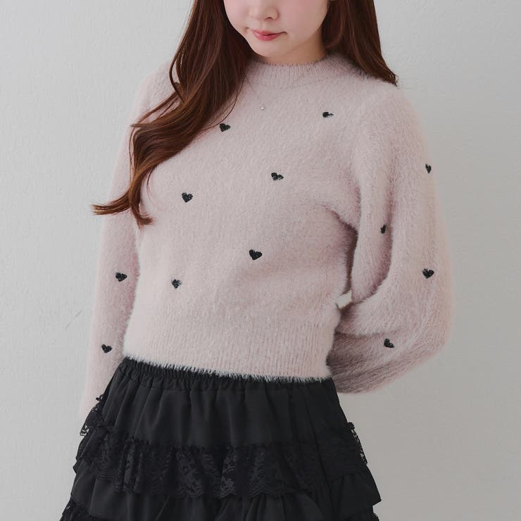 リボン・ハート刺しゅうフェザープルオーバー | RMAF　NICE CLAUP / OLIVE des OLIVE | 詳細画像42 