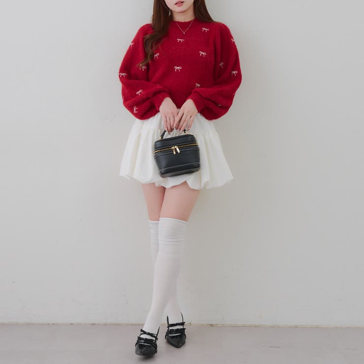 リボン・ハート刺しゅうフェザープルオーバー | RMAF　NICE CLAUP / OLIVE des OLIVE | 詳細画像33 