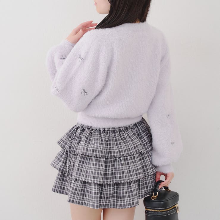 リボン刺しゅうフェザープルオーバー | RMAF　NICE CLAUP / OLIVE des OLIVE | 詳細画像5 