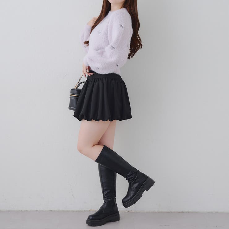 リボン・ハート刺しゅうフェザープルオーバー | RMAF　NICE CLAUP / OLIVE des OLIVE | 詳細画像19 