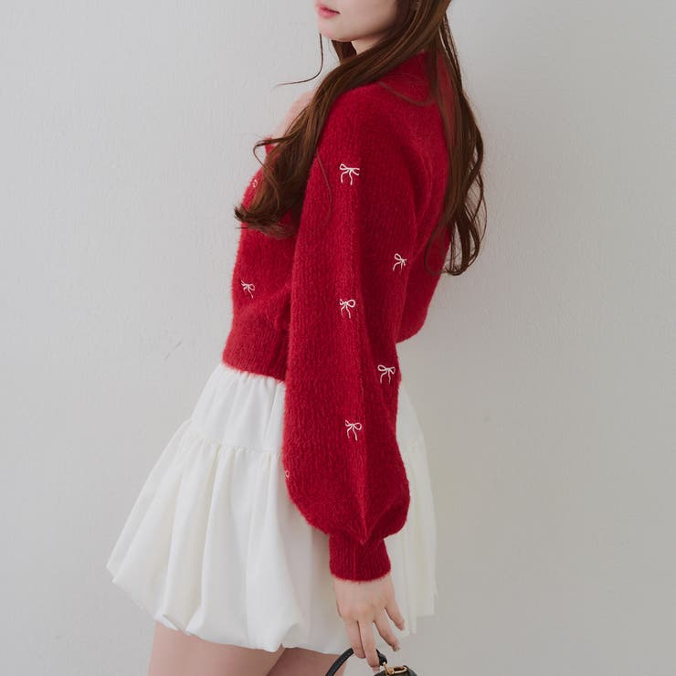 リボン・ハート刺しゅうフェザープルオーバー | RMAF　NICE CLAUP / OLIVE des OLIVE | 詳細画像31 