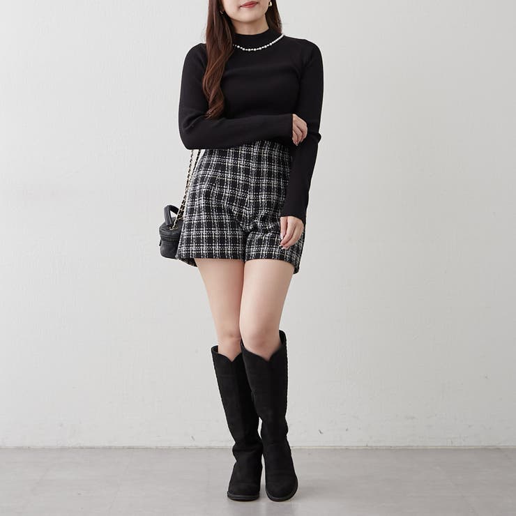 【7色展開】パール付プチハイリブニット | RMAF　NICE CLAUP / OLIVE des OLIVE | 詳細画像10 