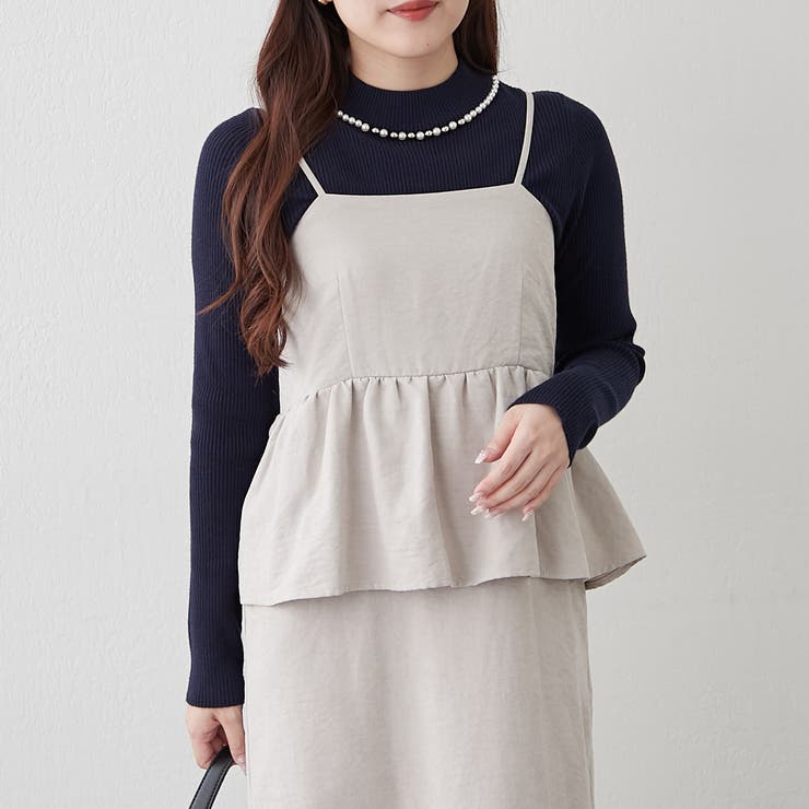 【7色展開】パール付プチハイリブニット | RMAF　NICE CLAUP / OLIVE des OLIVE | 詳細画像19 