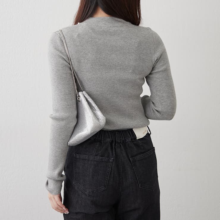【7色展開】パール付プチハイリブニット | RMAF　NICE CLAUP / OLIVE des OLIVE | 詳細画像40 