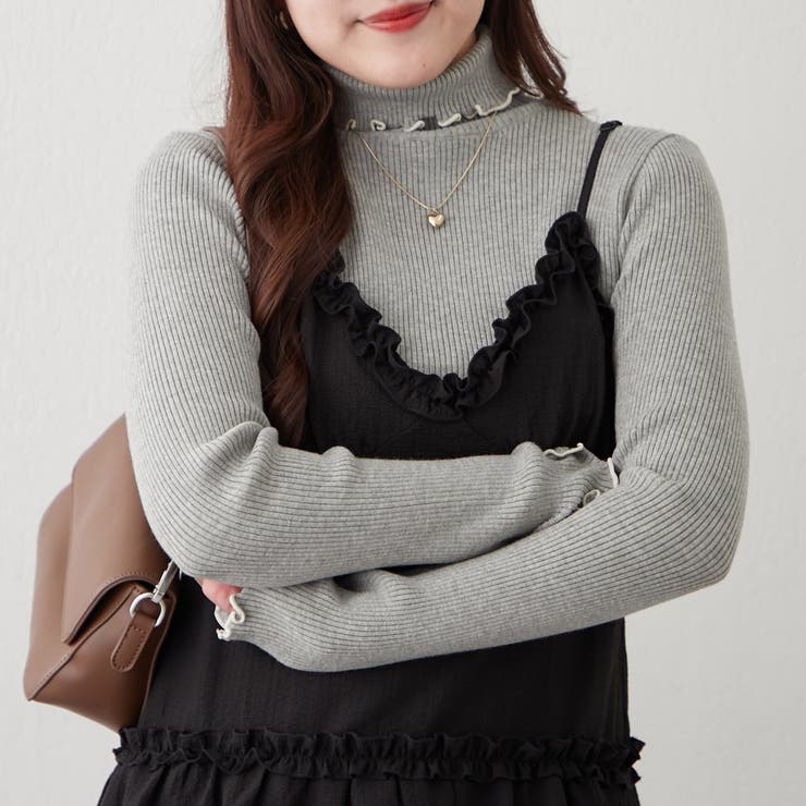 メロータートルリブニット | RMAF　NICE CLAUP / OLIVE des OLIVE | 詳細画像7 