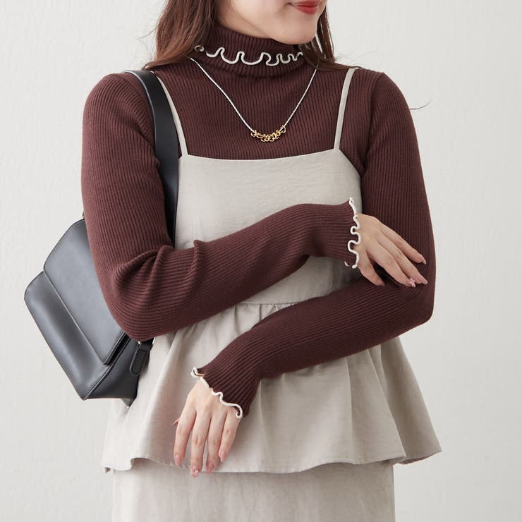 メロータートルリブニット | RMAF　NICE CLAUP / OLIVE des OLIVE | 詳細画像13 