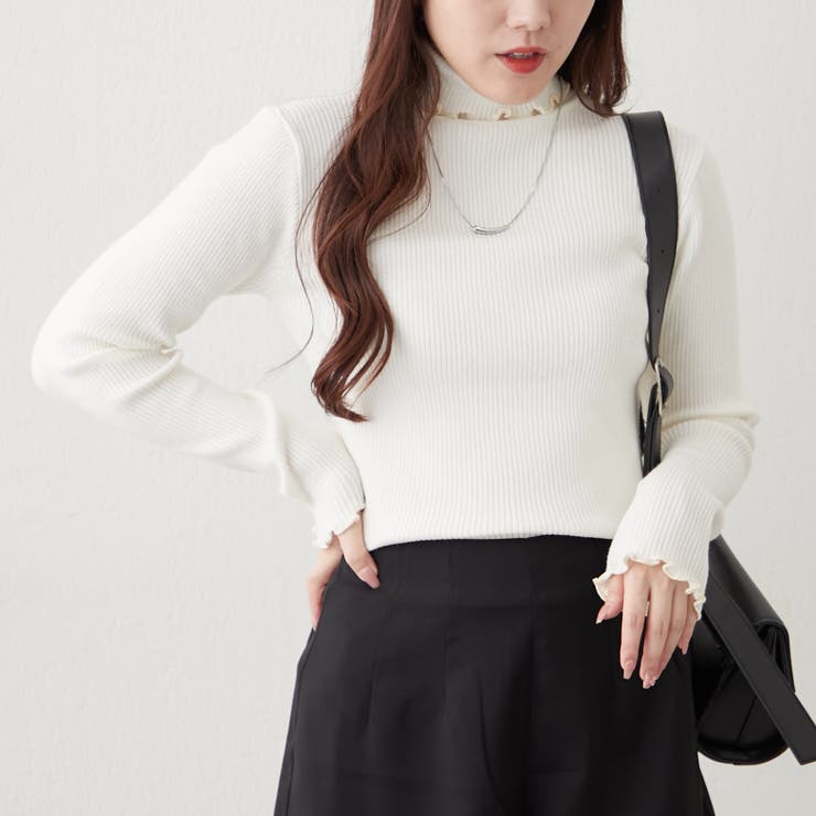 メロータートルリブニット | RMAF　NICE CLAUP / OLIVE des OLIVE | 詳細画像17 