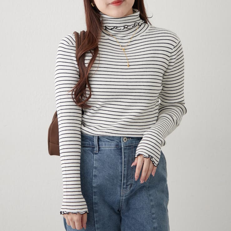 メロータートルリブニット | RMAF　NICE CLAUP / OLIVE des OLIVE | 詳細画像22 