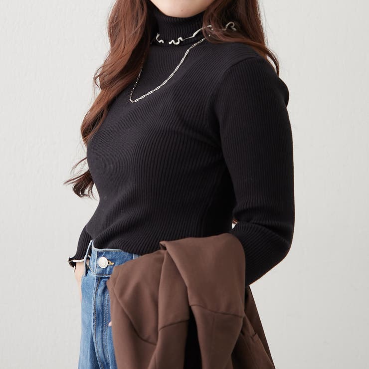 メロータートルリブニット | RMAF　NICE CLAUP / OLIVE des OLIVE | 詳細画像3 