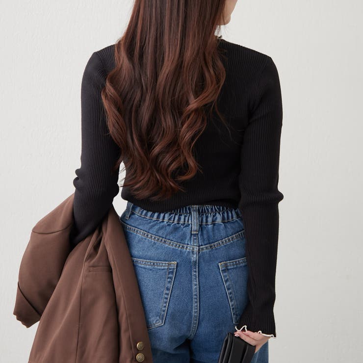 メロータートルリブニット | RMAF　NICE CLAUP / OLIVE des OLIVE | 詳細画像4 