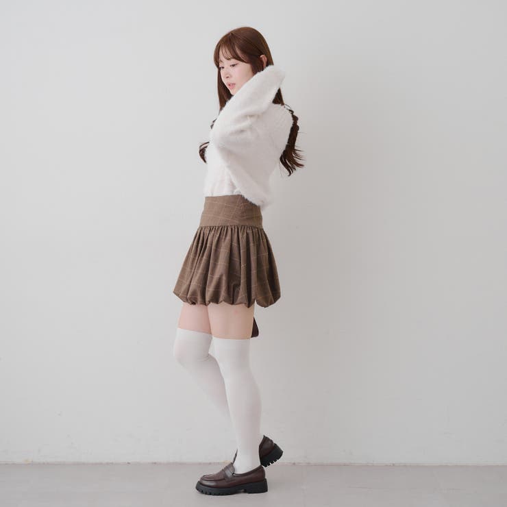 【ブローチ付き】オフショルシャギーニット | RMAF　NICE CLAUP / OLIVE des OLIVE | 詳細画像13 