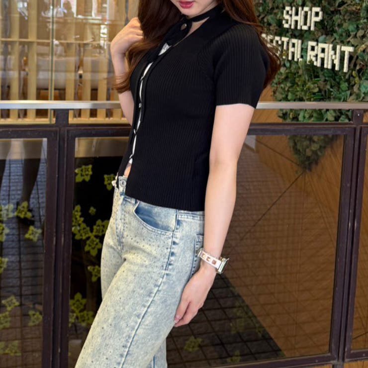 ハート釦ドッキングカーデ | RMAF　NICE CLAUP / OLIVE des OLIVE | 詳細画像27 