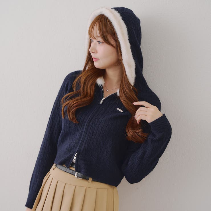 フードファーケーブルパーカー[品番：OLOW0016551]｜RMAF NICE CLAUP