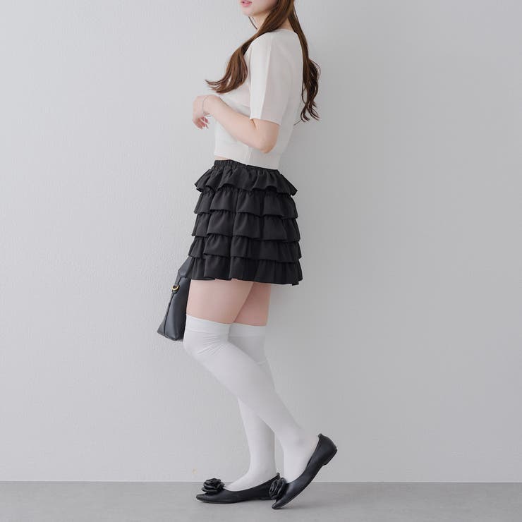 新品未使用　JUNYA WATANABE リボン付き半袖ニット Chick ニット セーター 「元日向坂46 渡邉 美穂様着用」RIBBON CREW