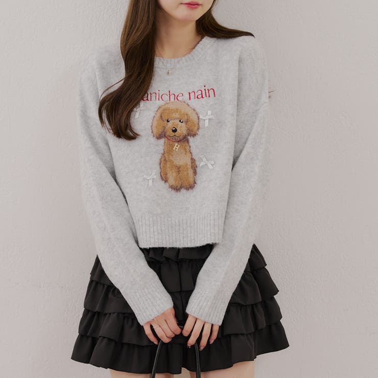 【新色追加！】こだわりの動物ニット | RMAF　NICE CLAUP / OLIVE des OLIVE | 詳細画像11 