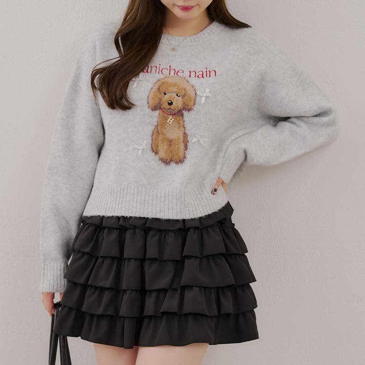 【新色追加！】こだわりの動物ニット | RMAF　NICE CLAUP / OLIVE des OLIVE | 詳細画像12 