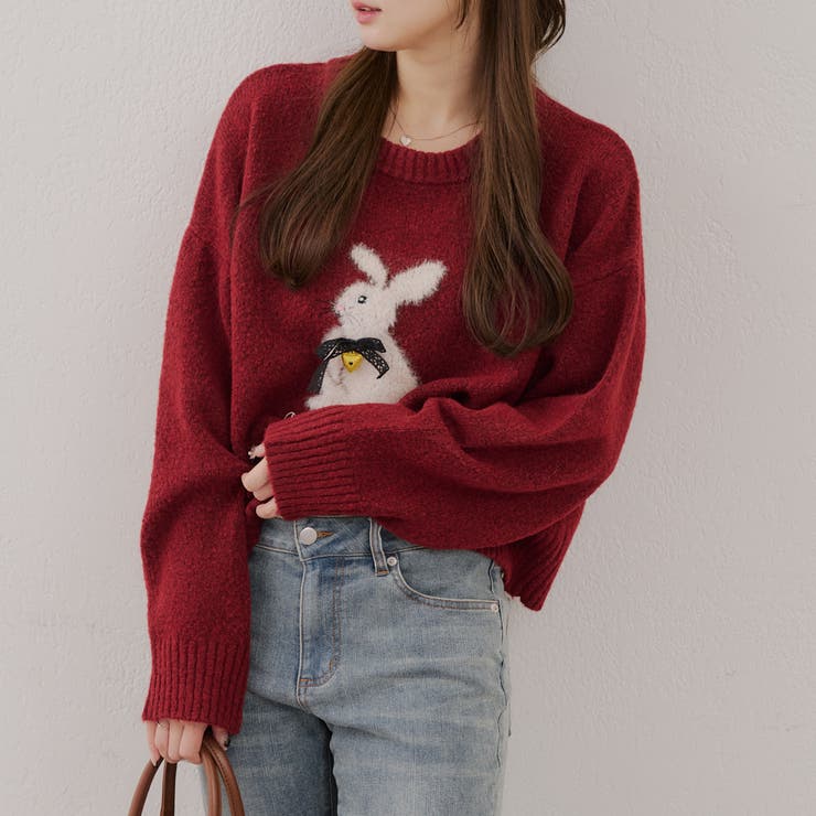 【新色追加！】こだわりの動物ニット | RMAF　NICE CLAUP / OLIVE des OLIVE | 詳細画像19 