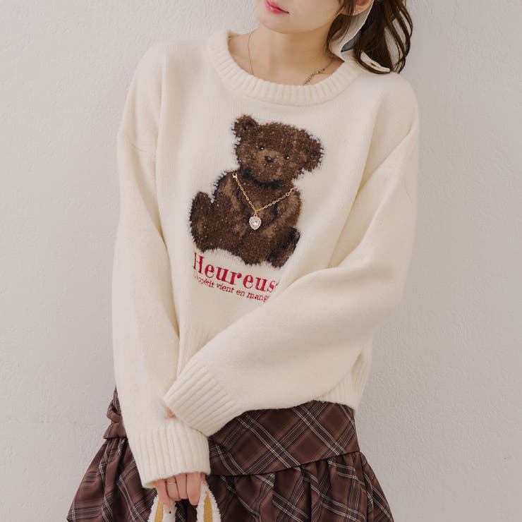 【新色追加！】こだわりの動物ニット | RMAF　NICE CLAUP / OLIVE des OLIVE | 詳細画像3 