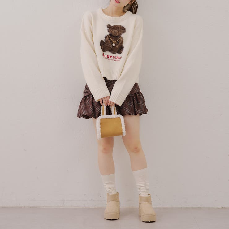 秋冬♡リバーシブル♡ニット帽子♡タンクトップ♡リブニット♡アラン