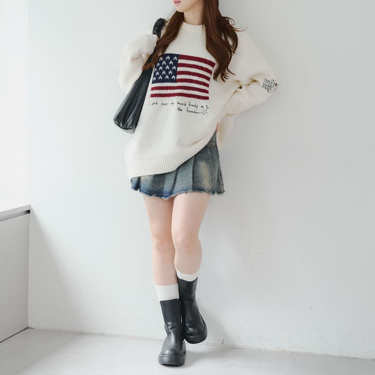 【柄を選べる】USAニット | RMAF　NICE CLAUP / OLIVE des OLIVE | 詳細画像8 