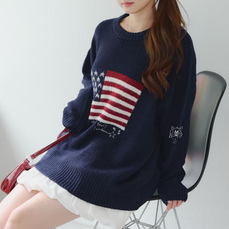 【柄を選べる】USAニット | RMAF　NICE CLAUP / OLIVE des OLIVE | 詳細画像21 