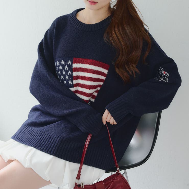 【柄を選べる】USAニット | RMAF　NICE CLAUP / OLIVE des OLIVE | 詳細画像22 
