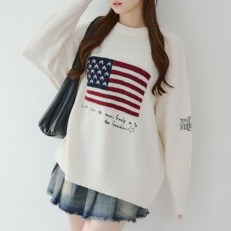【柄を選べる】USAニット | RMAF　NICE CLAUP / OLIVE des OLIVE | 詳細画像2 