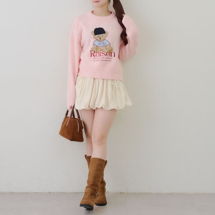 ニット帽クマプルオーバー | RMAF　NICE CLAUP / OLIVE des OLIVE | 詳細画像14 