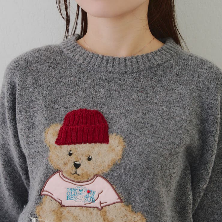 ニット帽クマプルオーバー | RMAF　NICE CLAUP / OLIVE des OLIVE | 詳細画像31 