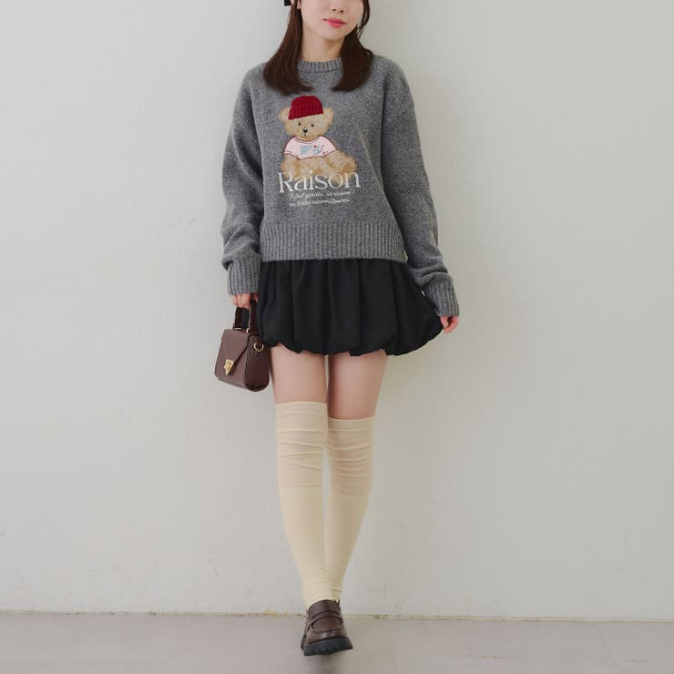 ニット帽クマプルオーバー | RMAF　NICE CLAUP / OLIVE des OLIVE | 詳細画像7 