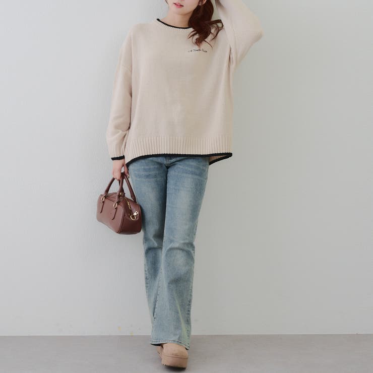 バックロゴマットモールニット | RMAF　NICE CLAUP / OLIVE des OLIVE | 詳細画像15 