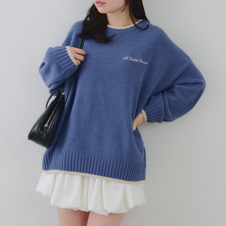 バックロゴマットモールニット | RMAF　NICE CLAUP / OLIVE des OLIVE | 詳細画像17 