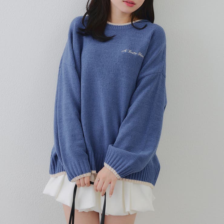 バックロゴマットモールニット | RMAF　NICE CLAUP / OLIVE des OLIVE | 詳細画像19 