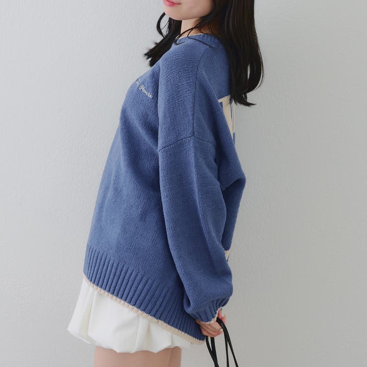 バックロゴマットモールニット | RMAF　NICE CLAUP / OLIVE des OLIVE | 詳細画像20 