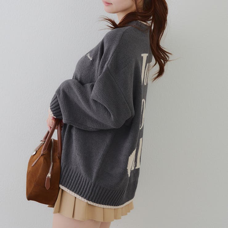 バックロゴマットモールニット | RMAF　NICE CLAUP / OLIVE des OLIVE | 詳細画像24 