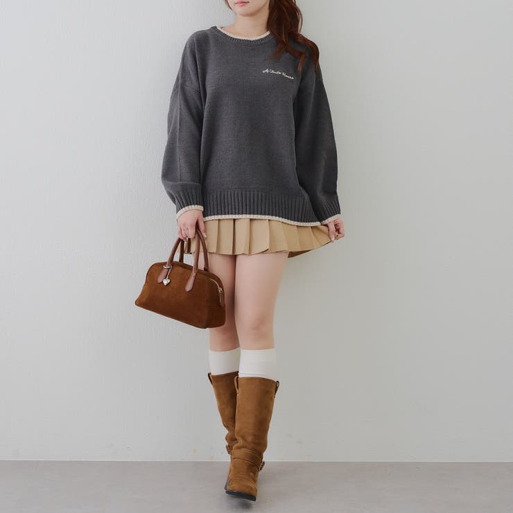 バックロゴマットモールニット | RMAF　NICE CLAUP / OLIVE des OLIVE | 詳細画像26 